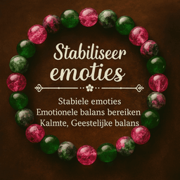 S4H® Edelsteen Armband | Stabiliseer Emoties & Vind Innerlijke Balans