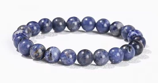 S4H SODALITE 5A EDELSTENEN ARMBAND 8MM / KRALEN 18 CM SIZE