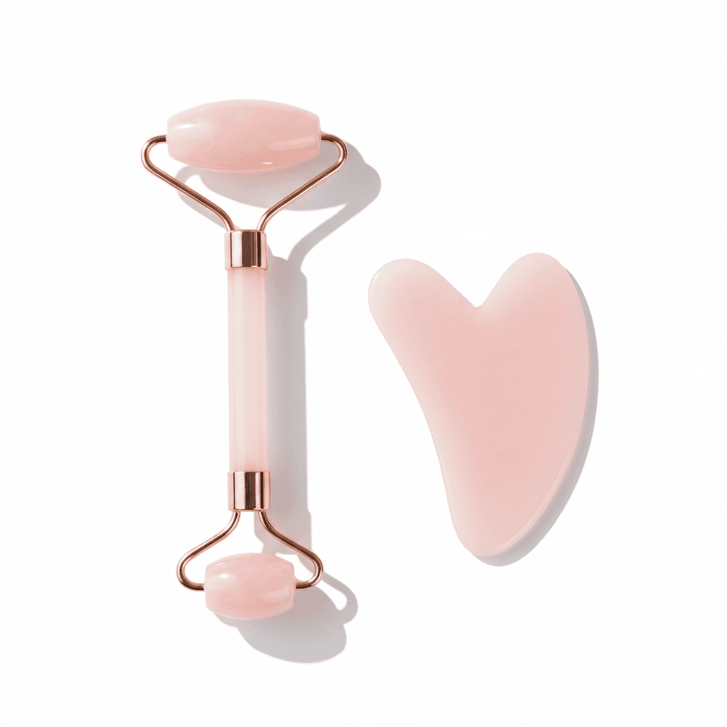 Gezichtsroller & Gua Sha Set – Rozenkwarts | S4H