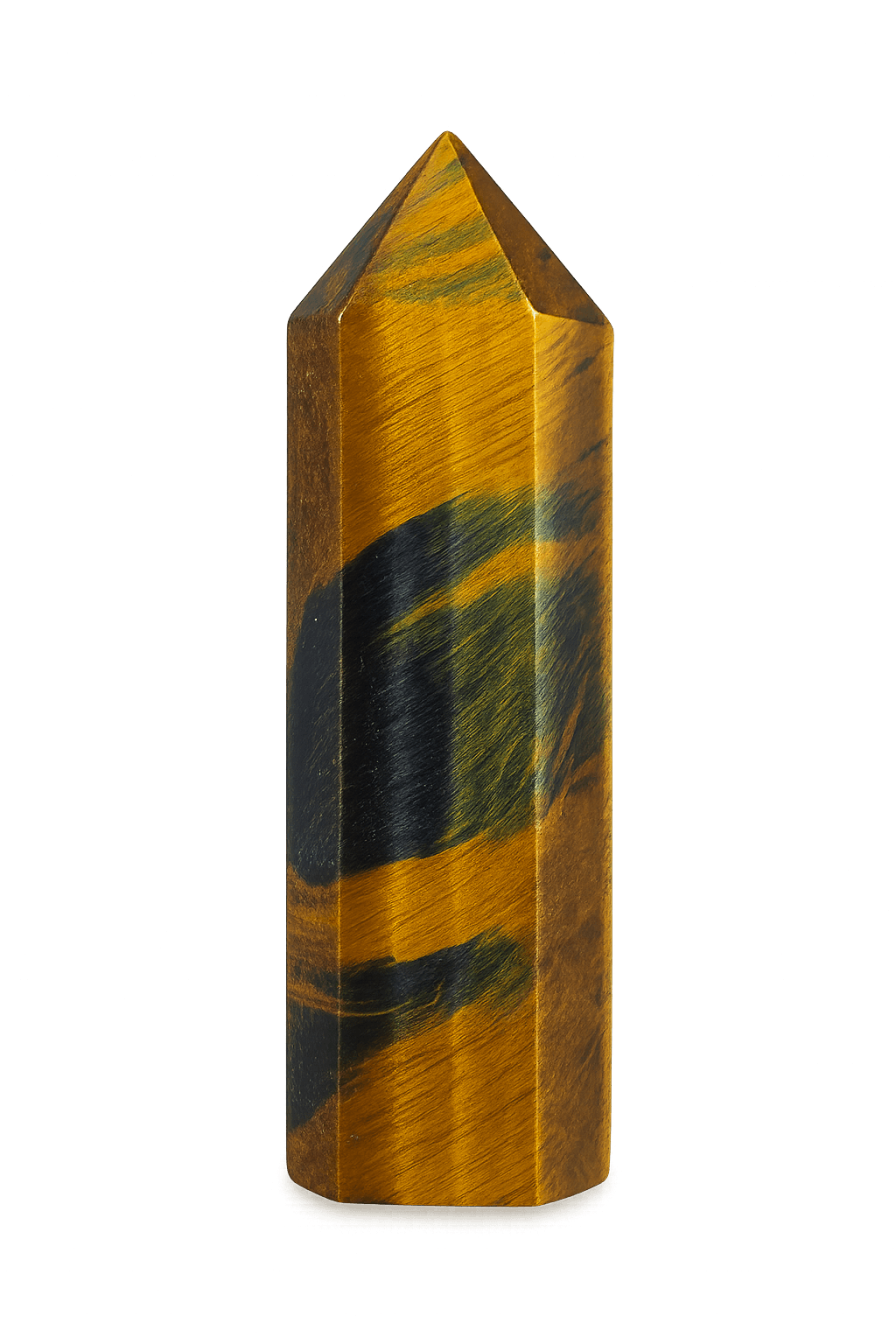 S4H Tijgeroog Punt – Goud & Blauw (Hoge Kwaliteit, 85–110 gram)